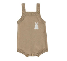 Load image into Gallery viewer, Sweater Bunny Romper- 6 colors available
