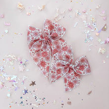 Load image into Gallery viewer, Boho Pink Floral Bow
